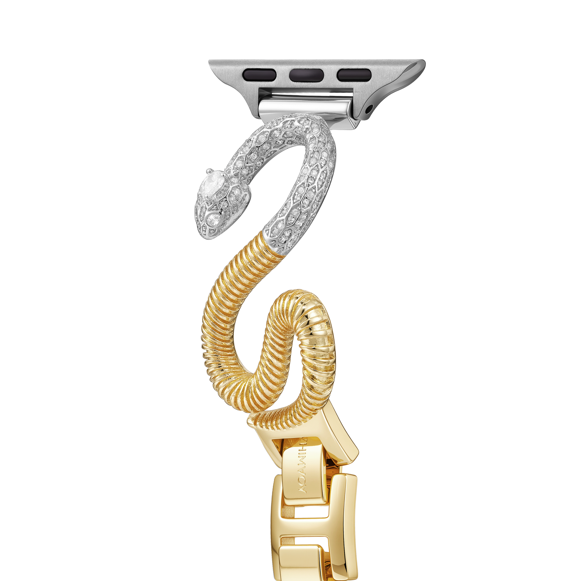 The Serpent Statement Jewelry Watch Band for Google