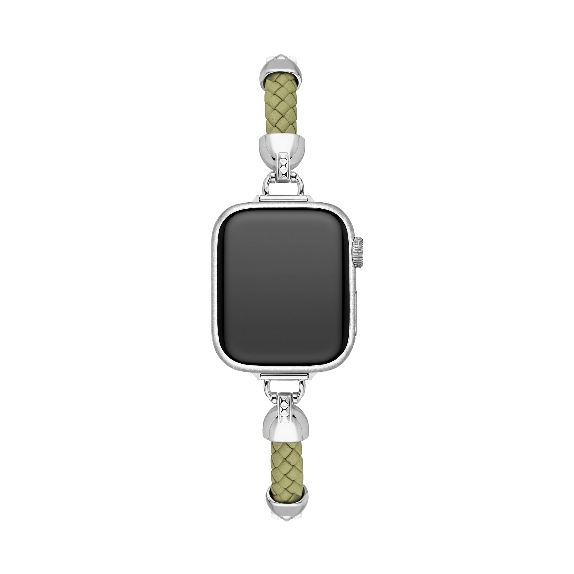 Slim Woven Metal Watch Band for Apple Watch