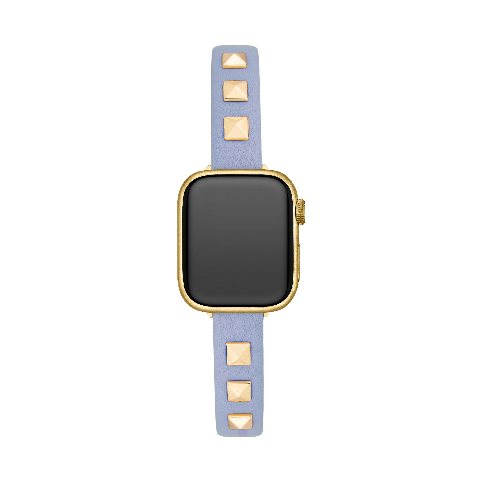 Schickes Nietenbesetztes Lederarmband für Fitbit