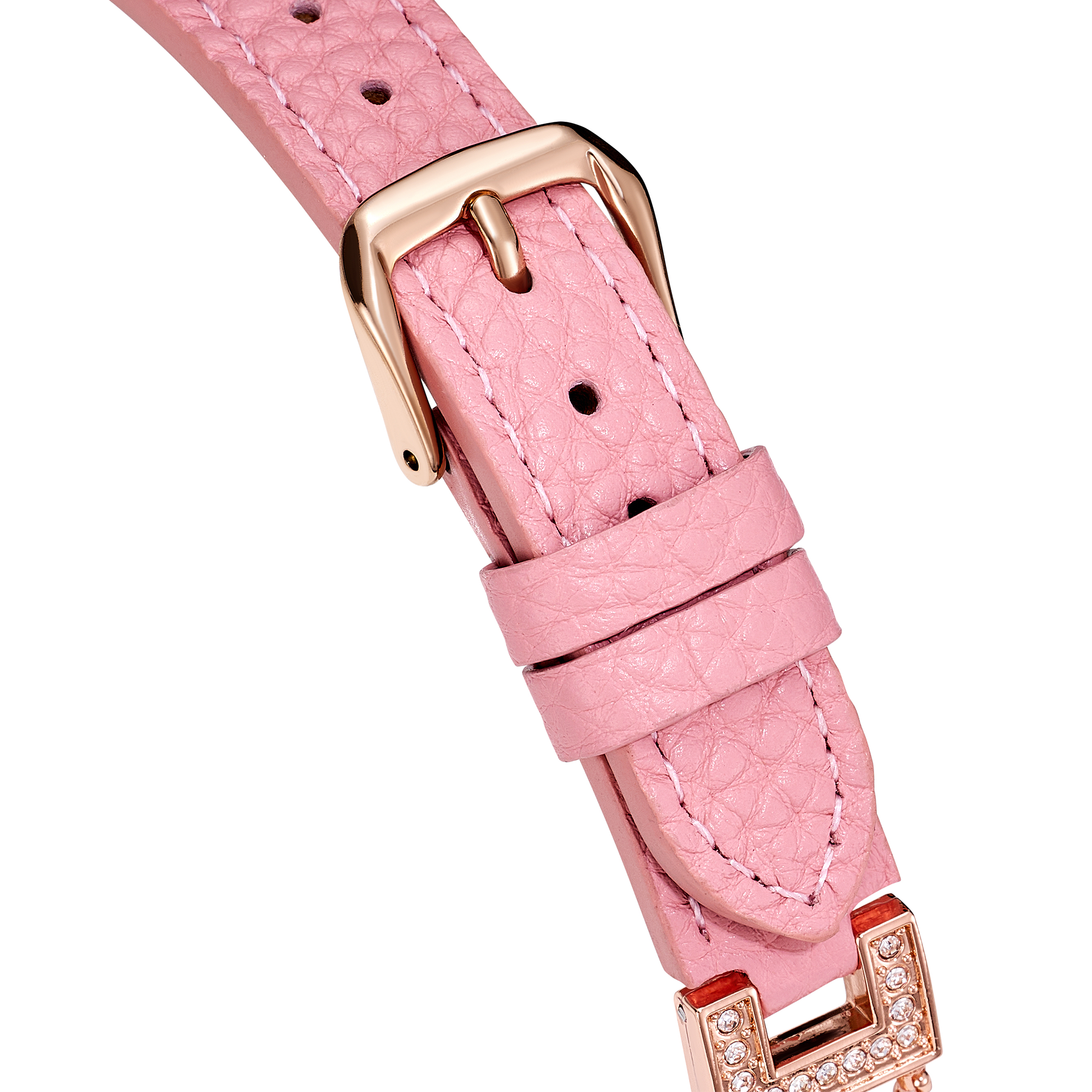 Love Funkelndes Lederarmband für Garmin