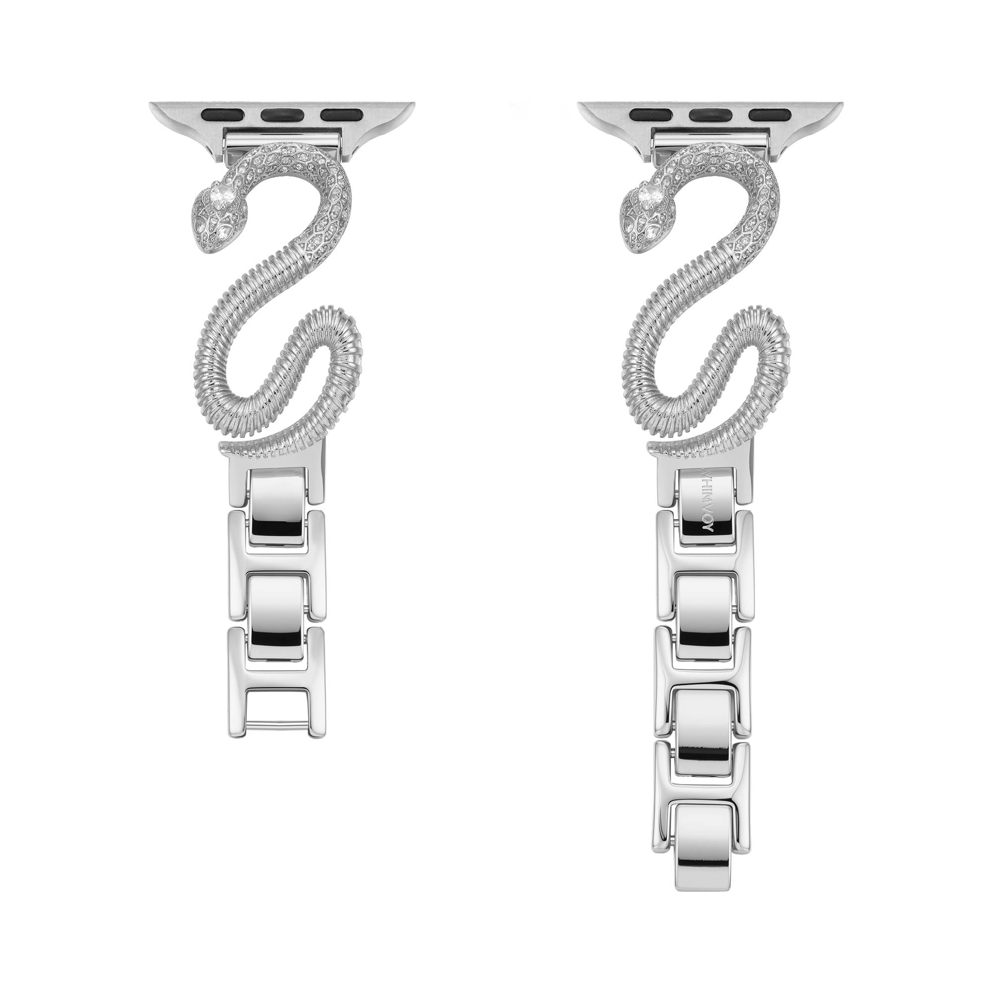 The Serpent Statement Jewelry Watch Band for Google