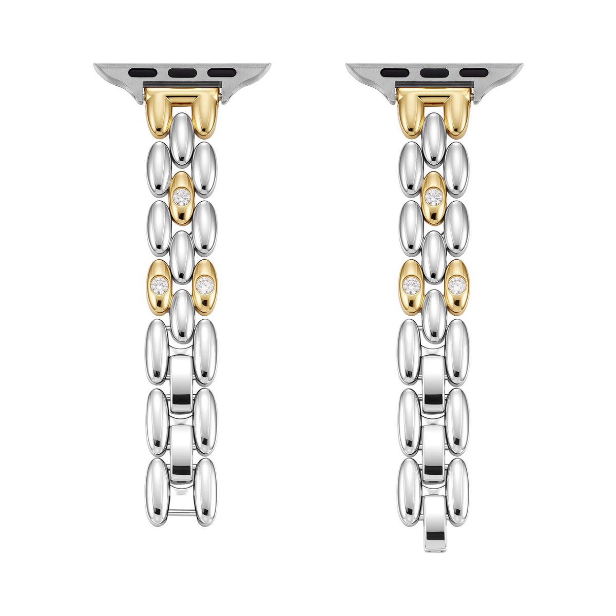 Two-Tone Jewelry Watch Band for Galaxy