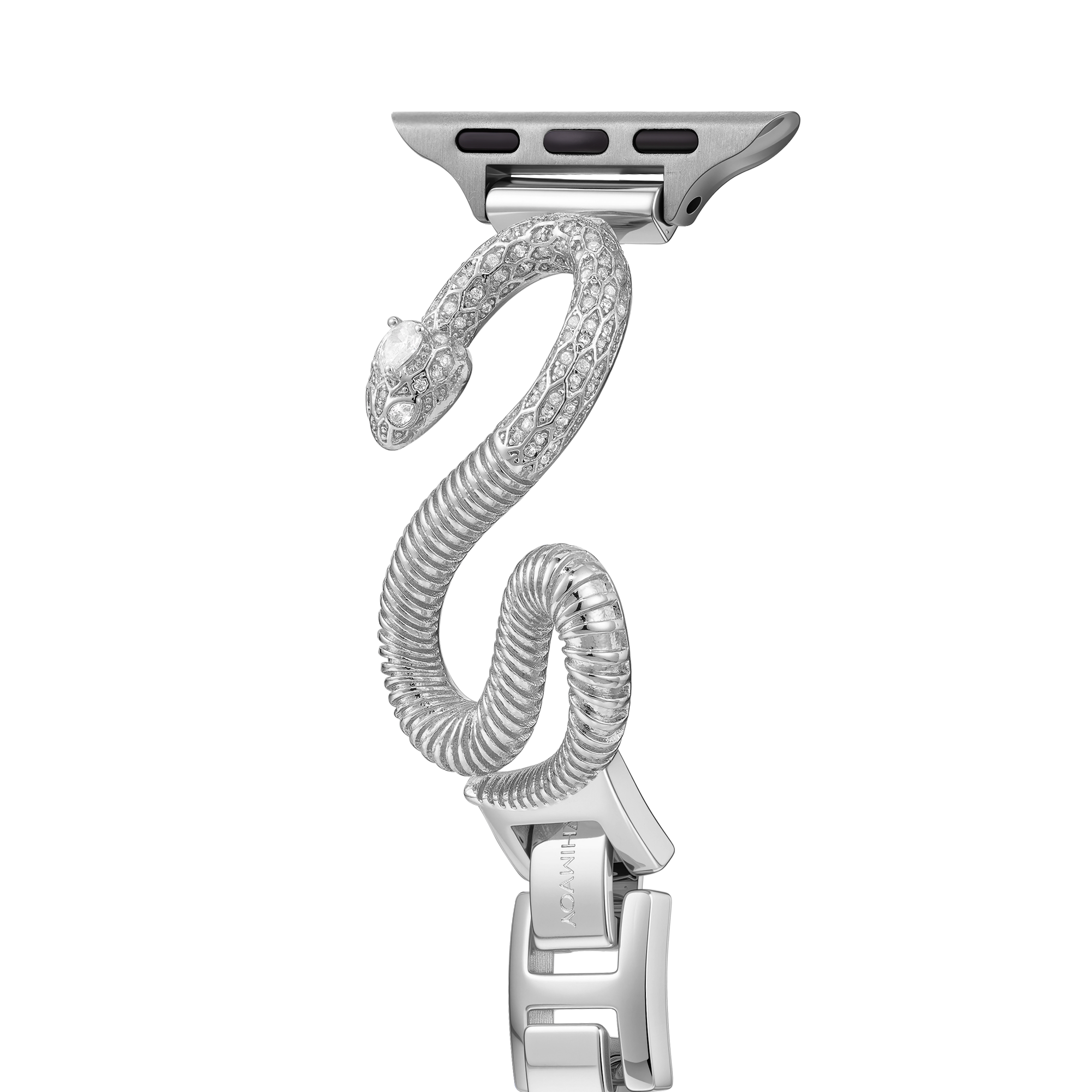 The Serpent Statement Jewelry Watch Band for Google