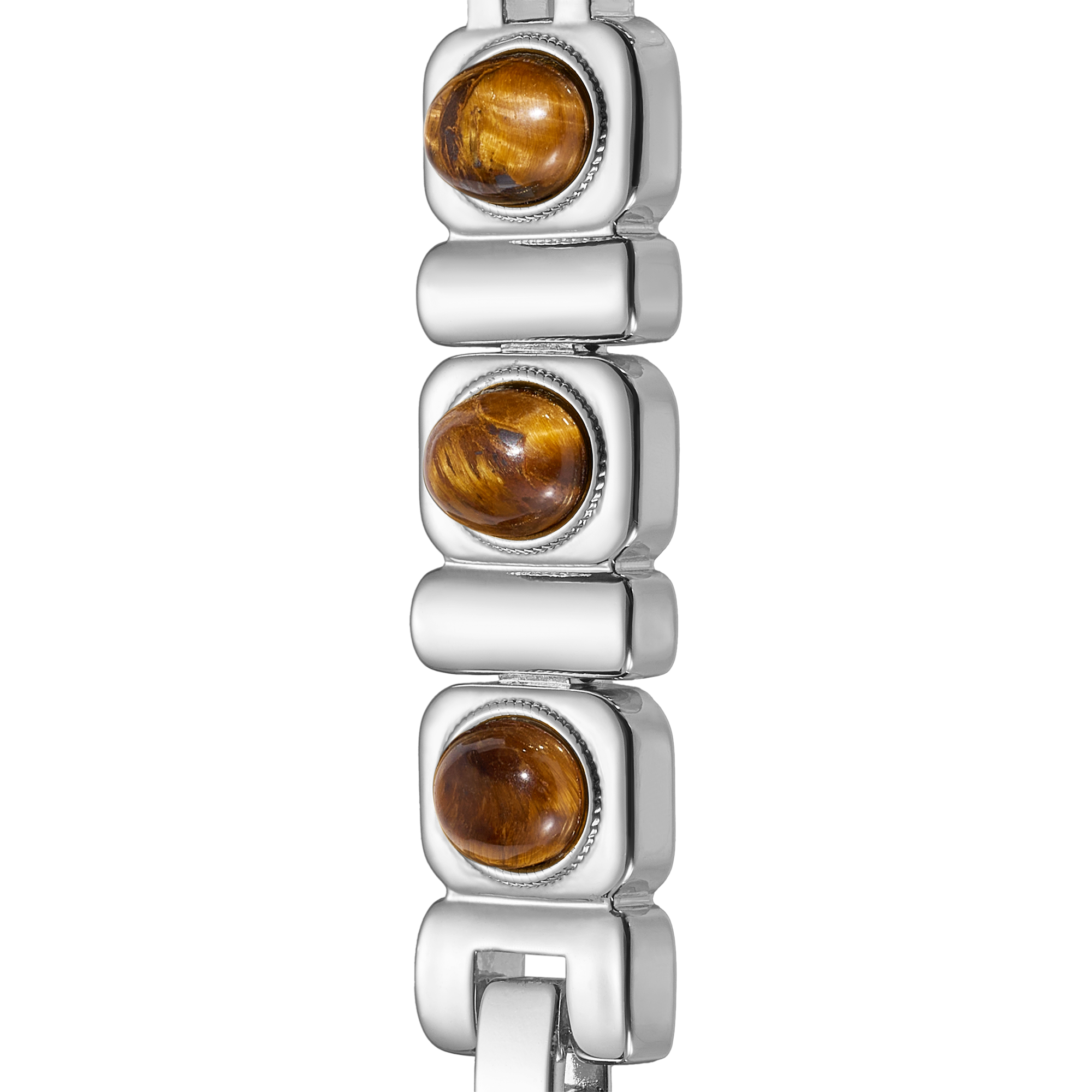 Tiger-Eye Stone Copper Watch Band for Garmin