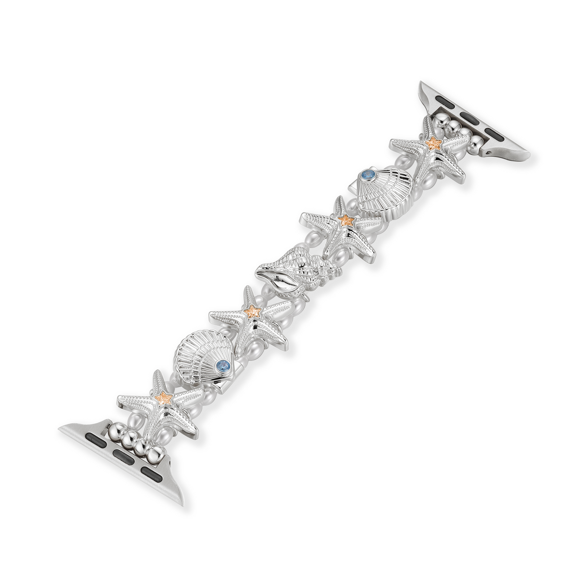 Seashell Pearl Elastic Watch Bracelet for Xiaomi