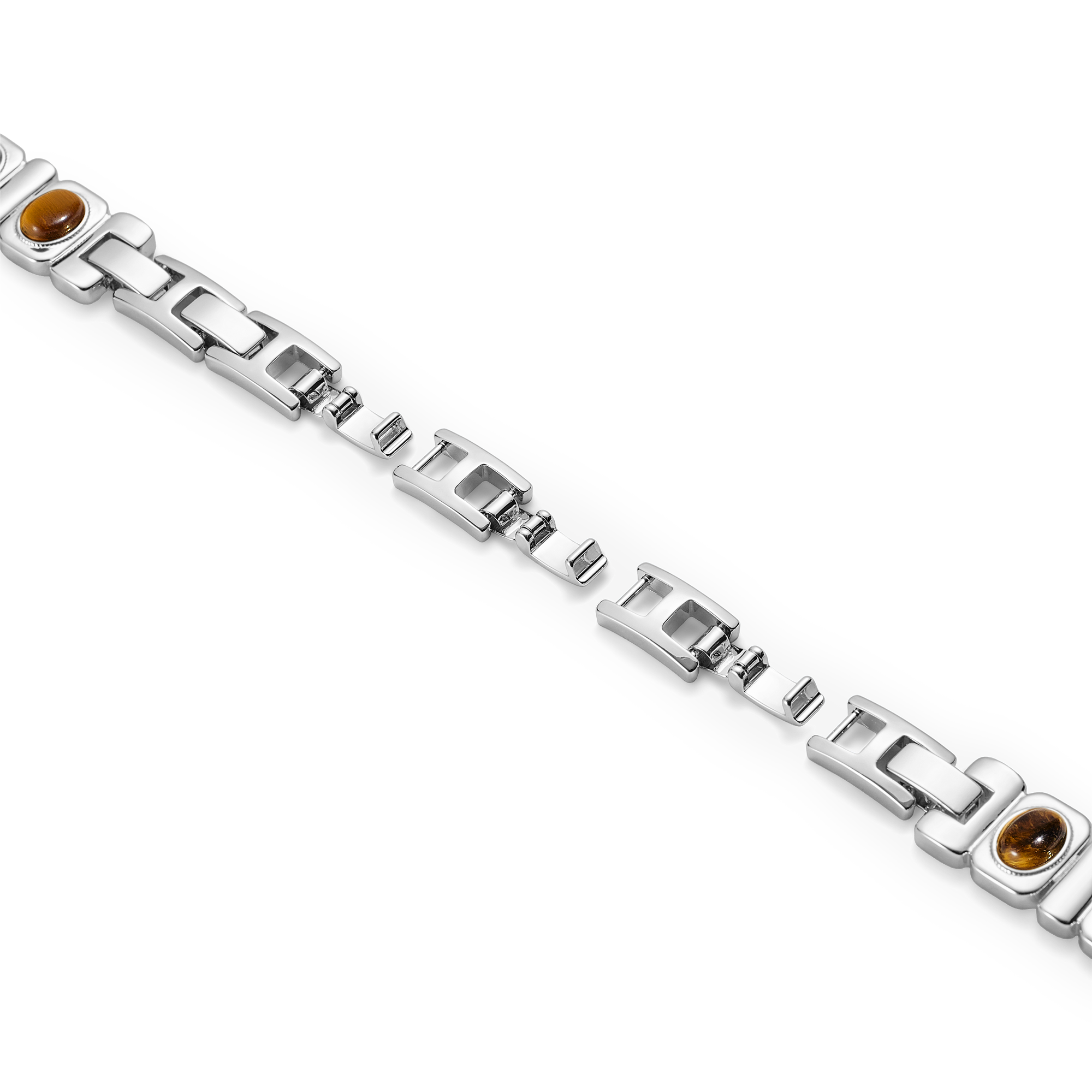 Tiger-Eye Stone Copper Watch Band for Garmin