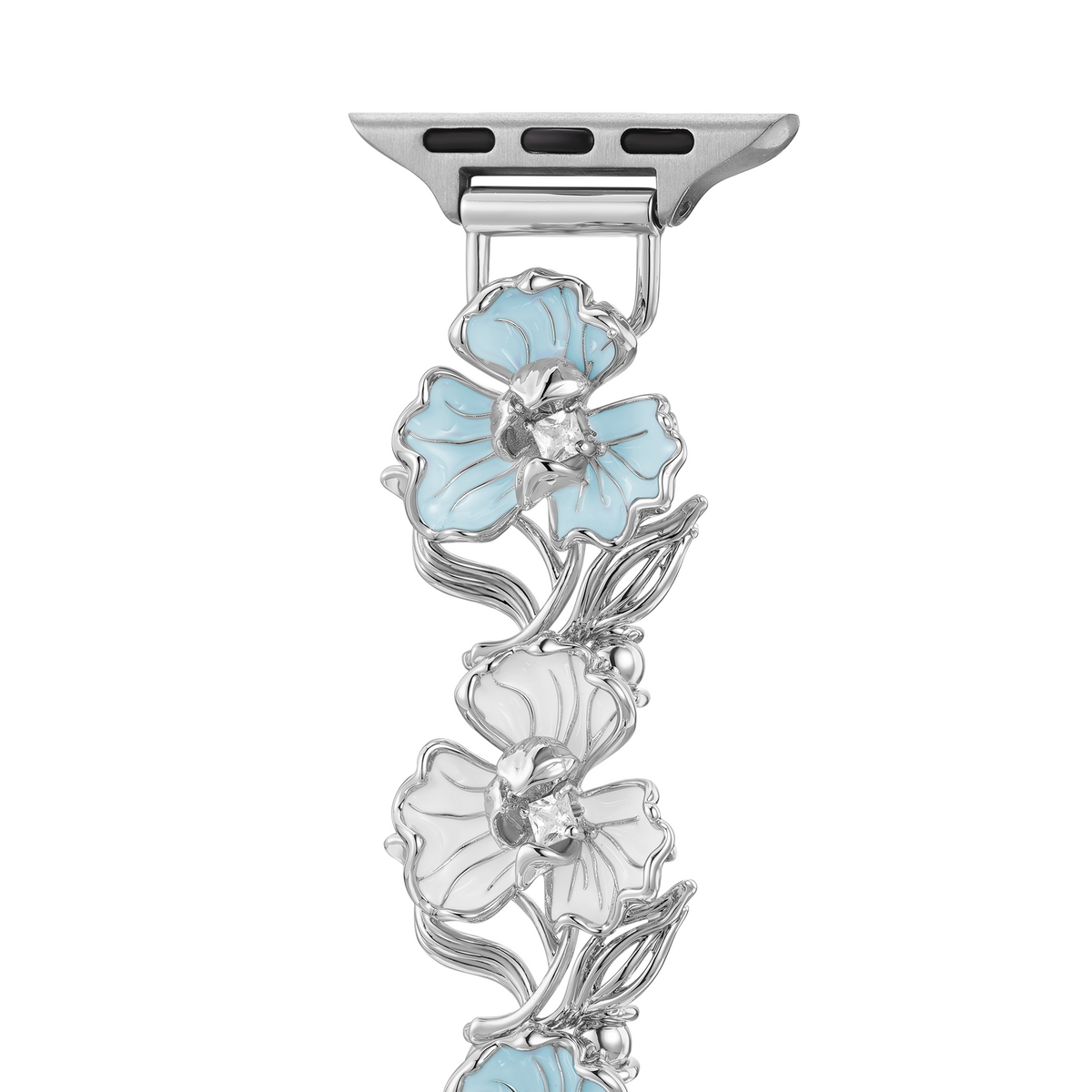Enamel Iris Elastic Metal Watch Band for Galaxy