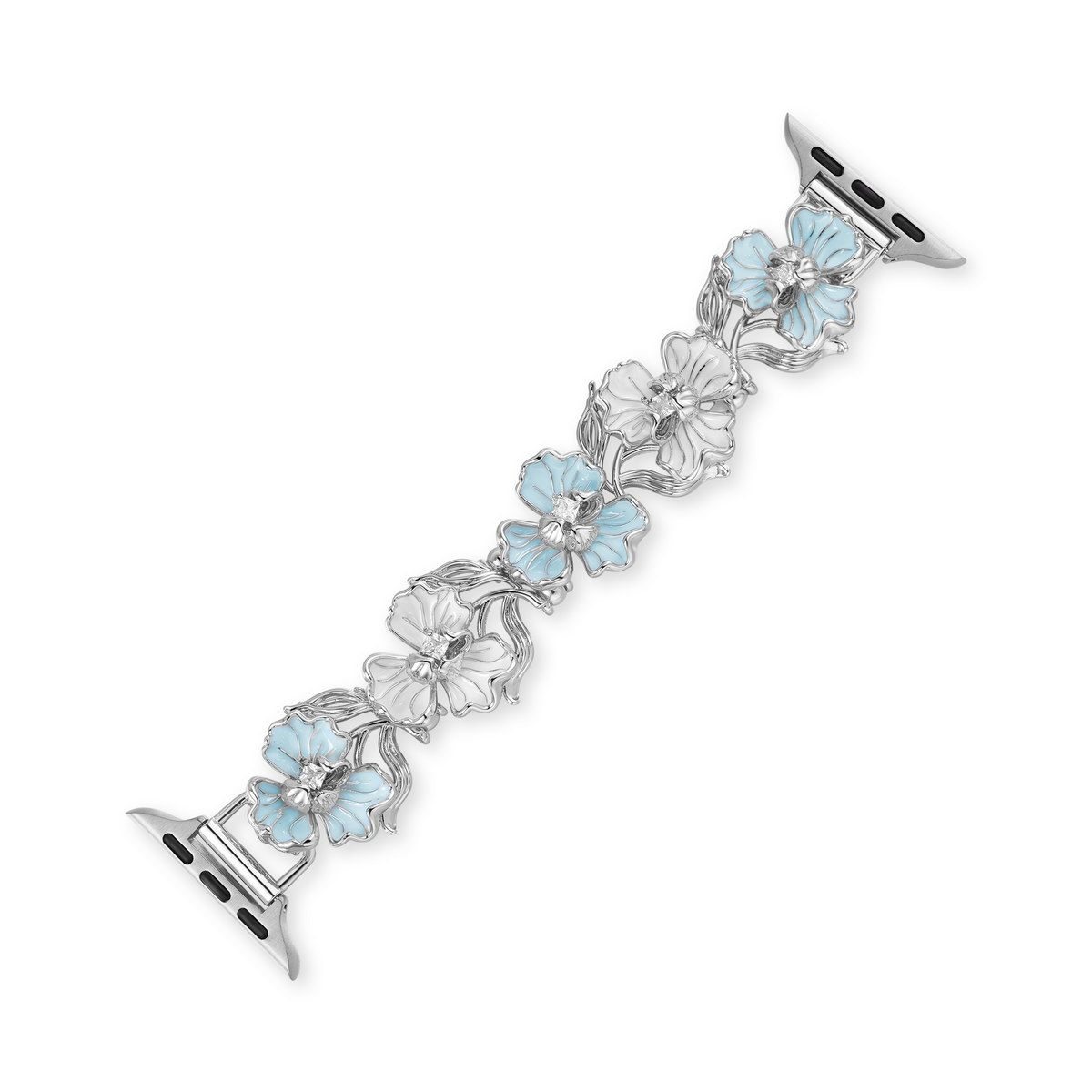 Enamel Iris Elastic Metal Watch Band for Galaxy