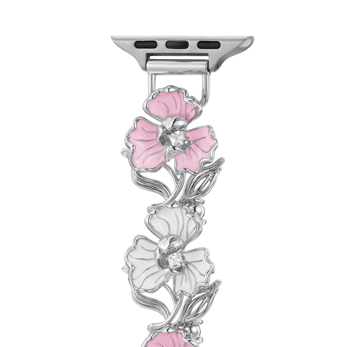 Enamel Iris Elastic Metal Watch Band for Galaxy
