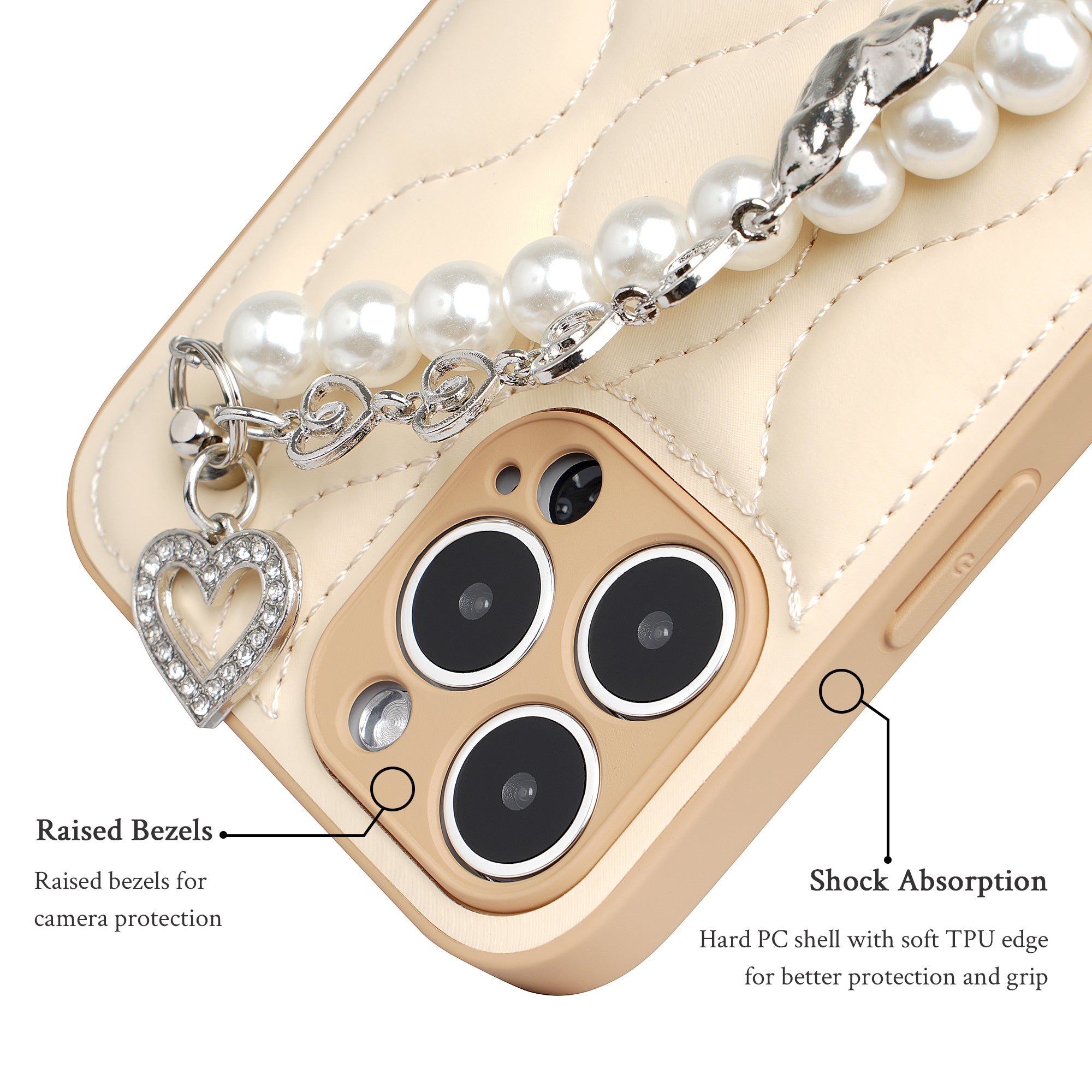 Pearl Chained Phone Case