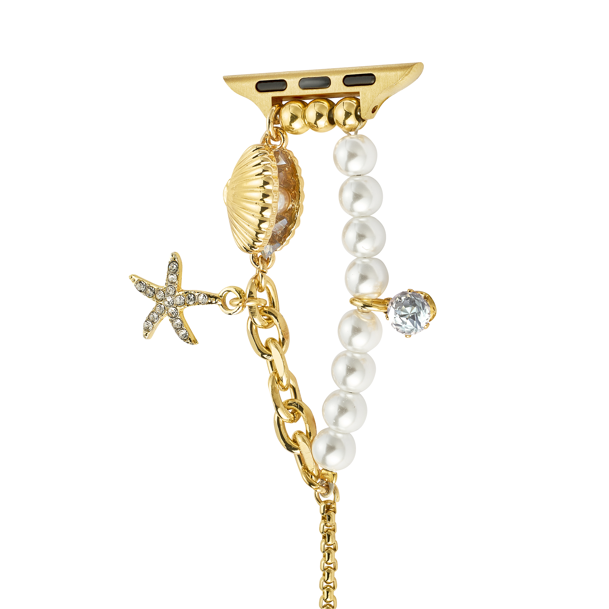 Coastal Pearl Charm Perlenarmband für Apple Watch