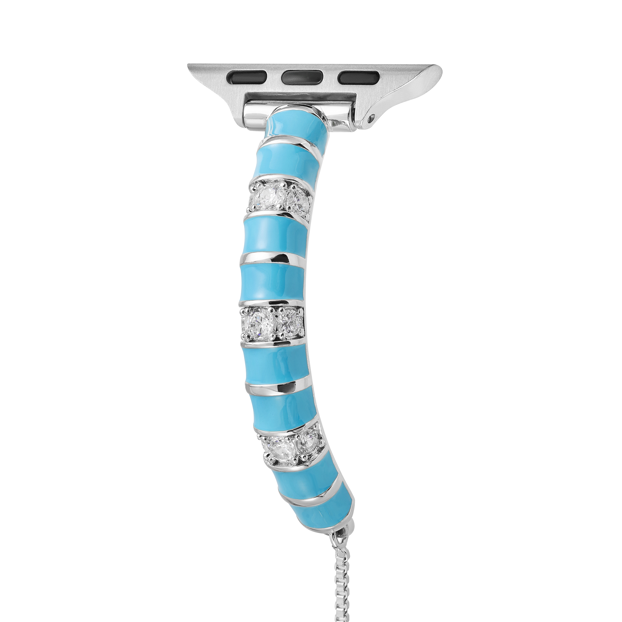 14k Gold / Platinum Plated Enameling Copper Watch Band for Apple Watch