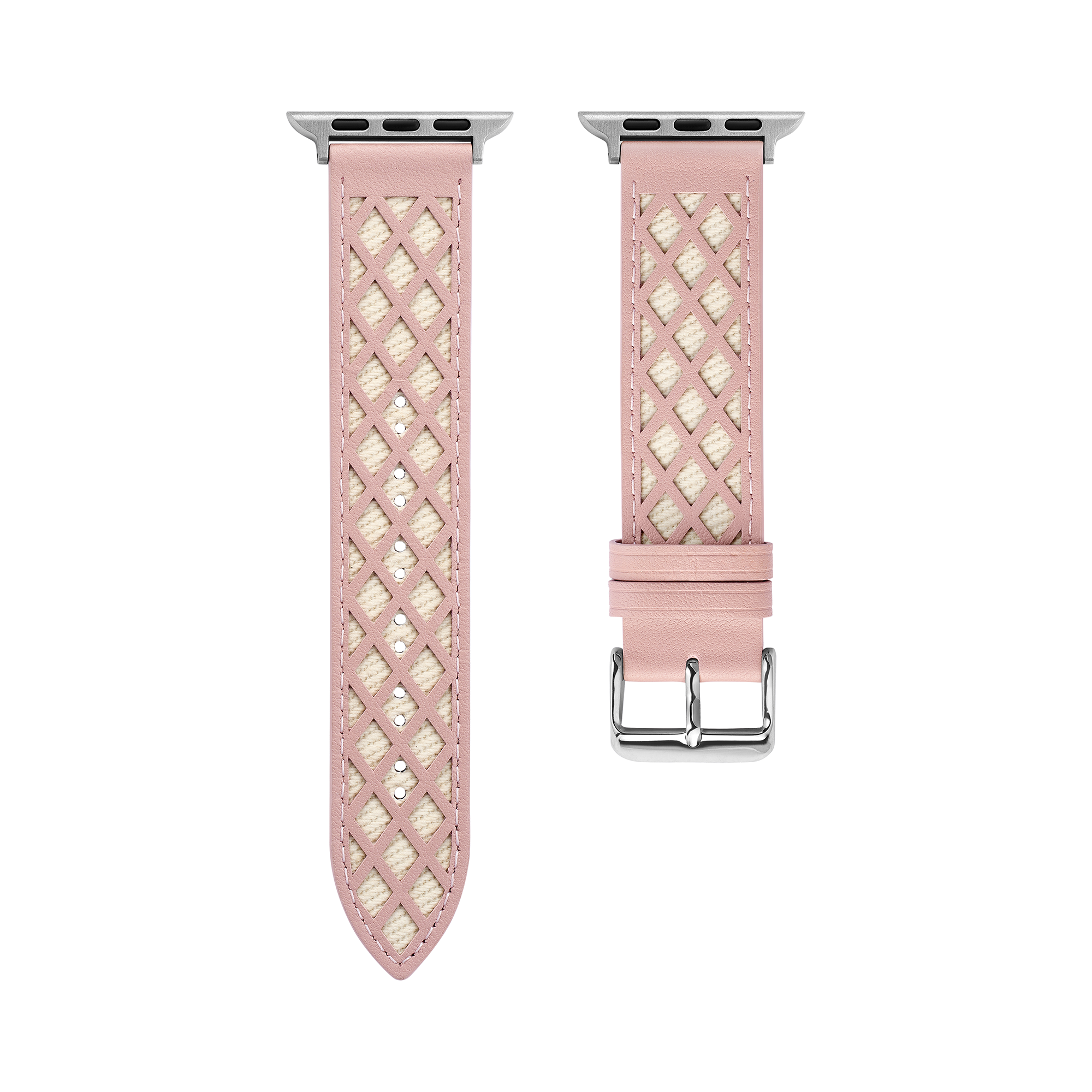 Lattice Leather Watch Band for Apple Watch