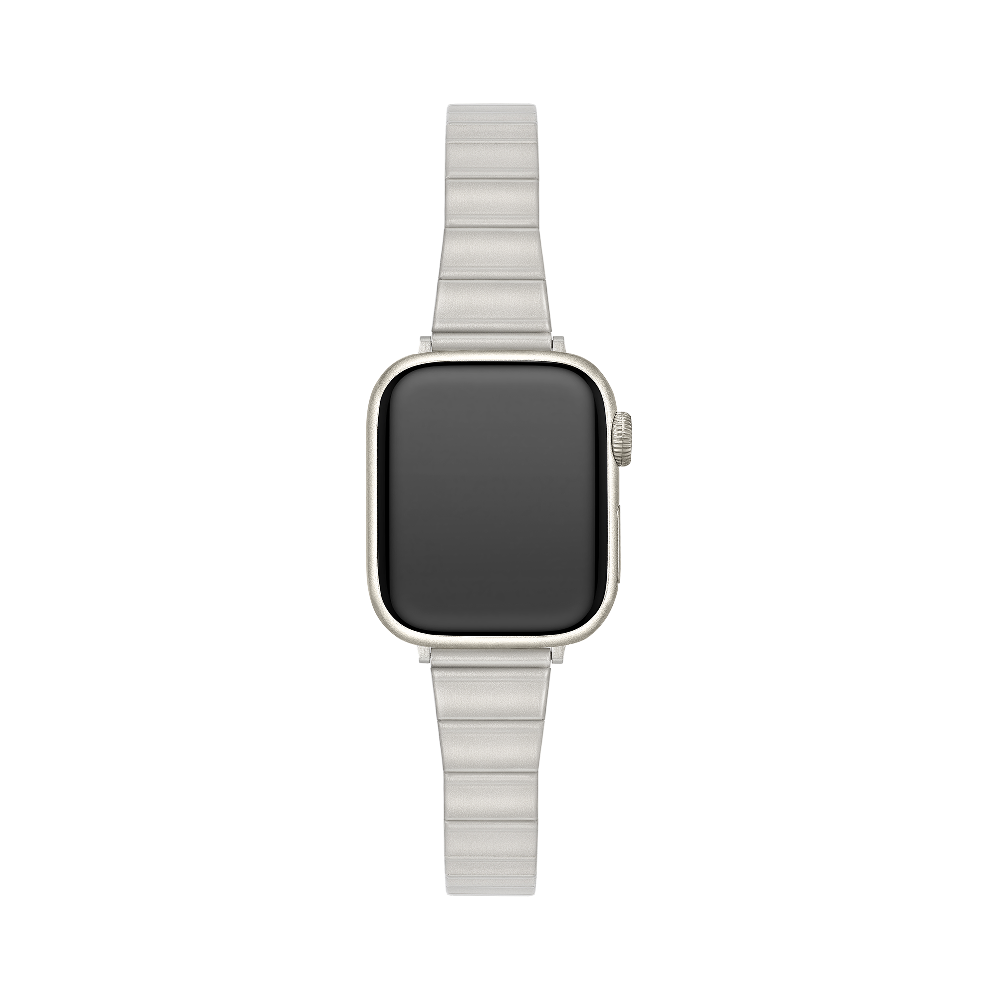 Minimal Modern Brushed Metal Watch Band for Apple Watch