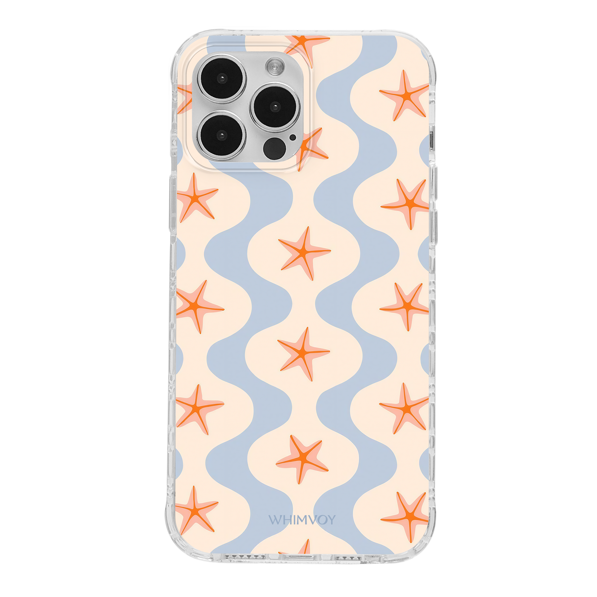 Starfish Ocean Wavy Printed Phone Case