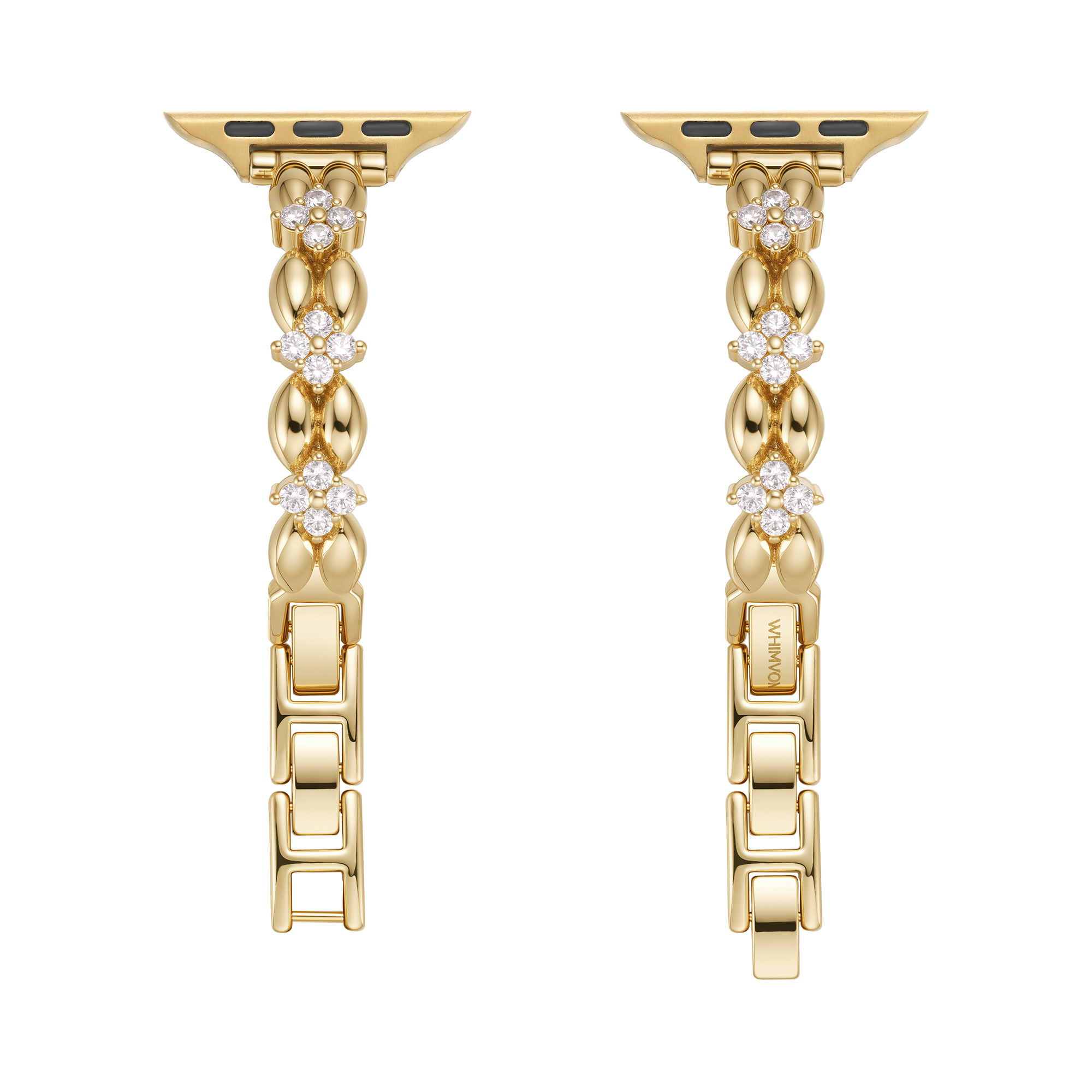 Zircon Floral Copper Watch Band for Apple Watch