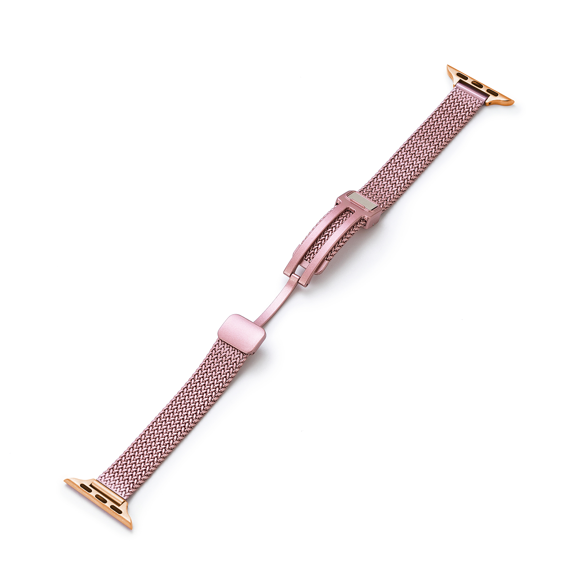 Apple Watch用ミニマリストなマグネット式メタルウォッチバンド