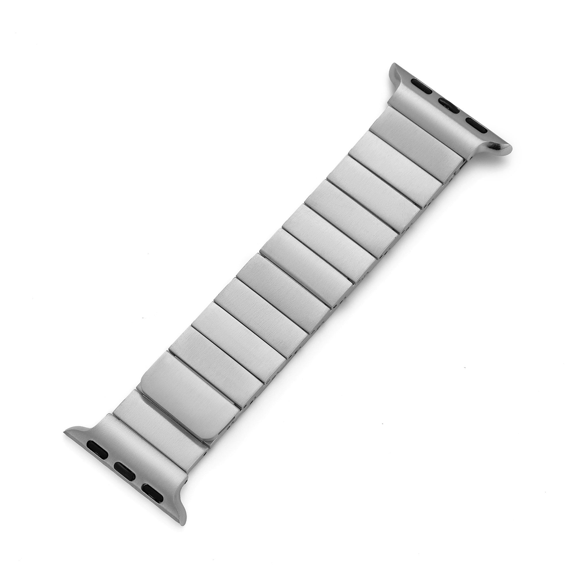 Unisex Rectangular Stainless Steel Watch Band